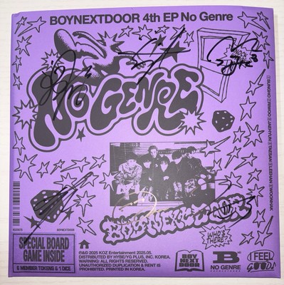 BOYNEXTDOOR [No Genre] All Member Autographed Signed Album BND | eBay