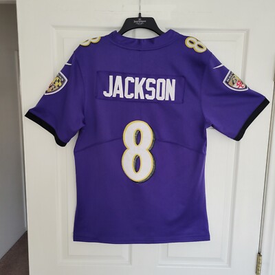 Baltimore Ravens Lamar Jackson #8 Nike On Field NFL Players Jersey