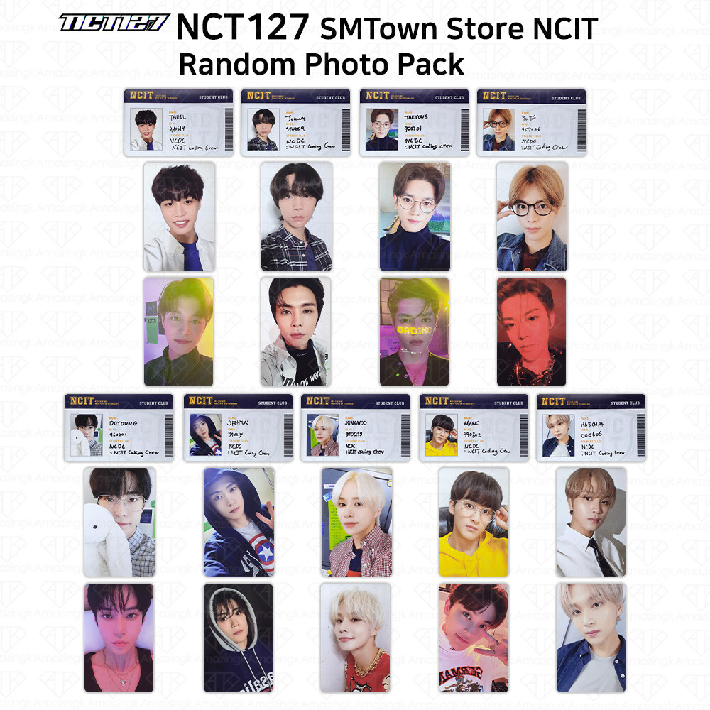 NCT NCT127 SM Town Store Official Goods NCIT Random Photo Pack