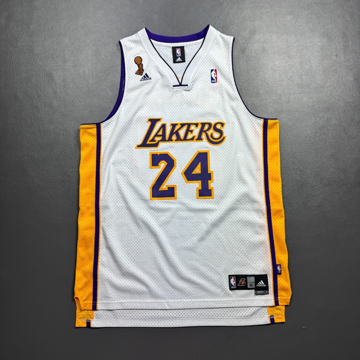 100% Authentic Kobe Bryant Adidas 2009 NBA Finals Lakers Jersey