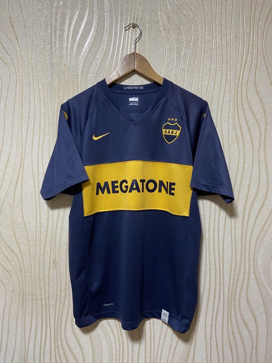BOCA JUNIORS 2007 2008 HOME FOOTBALL SHIRT SOCCER JERSEY NIKE