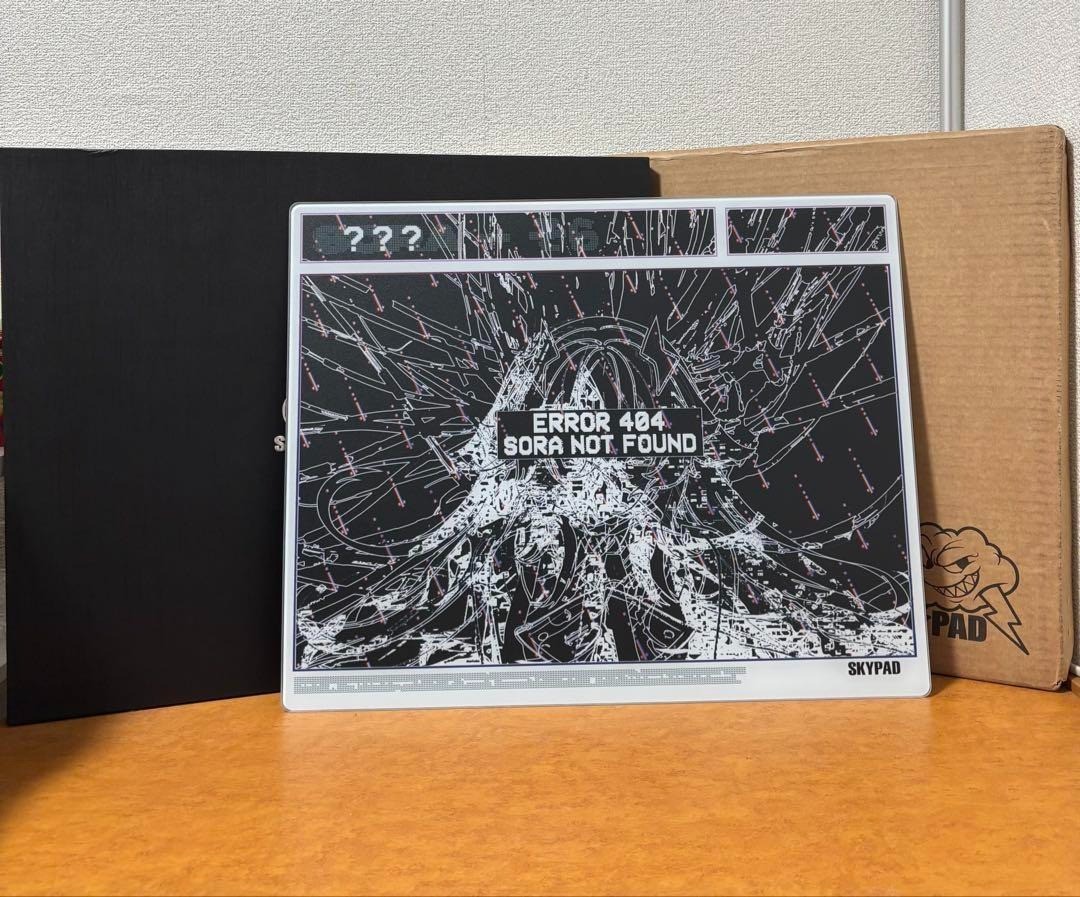 WALLHACK Sora 404 Error 3.0 XL Glass Gaming Mouse Pad SKYPAD