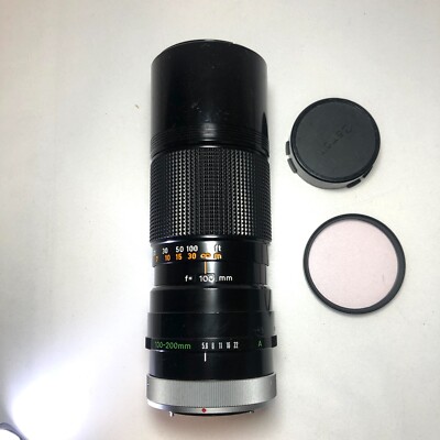 Exc+5】Canon Zoom Lens FD 100-200mm f/5.6 SC, FD mount, MF, Made