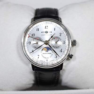Zeppelin Hindenburg LZ129 Moon Phase Women's Watch 7037-1 | eBay
