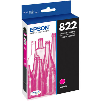 T822 Epson Genuine 822 Ink Cartridge for WorkForce Pro WF-3820