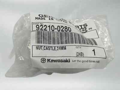 Kawasaki 24mm Castor Nut ZX10R ZX6R ZH2 370Z Axle Click 92210-0280