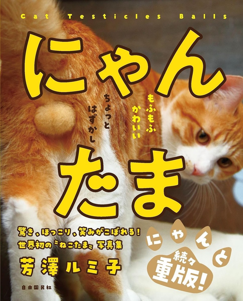 NYAN-TAMA Cat Testicles Male Cats Furry Balls Japanese Photo Book