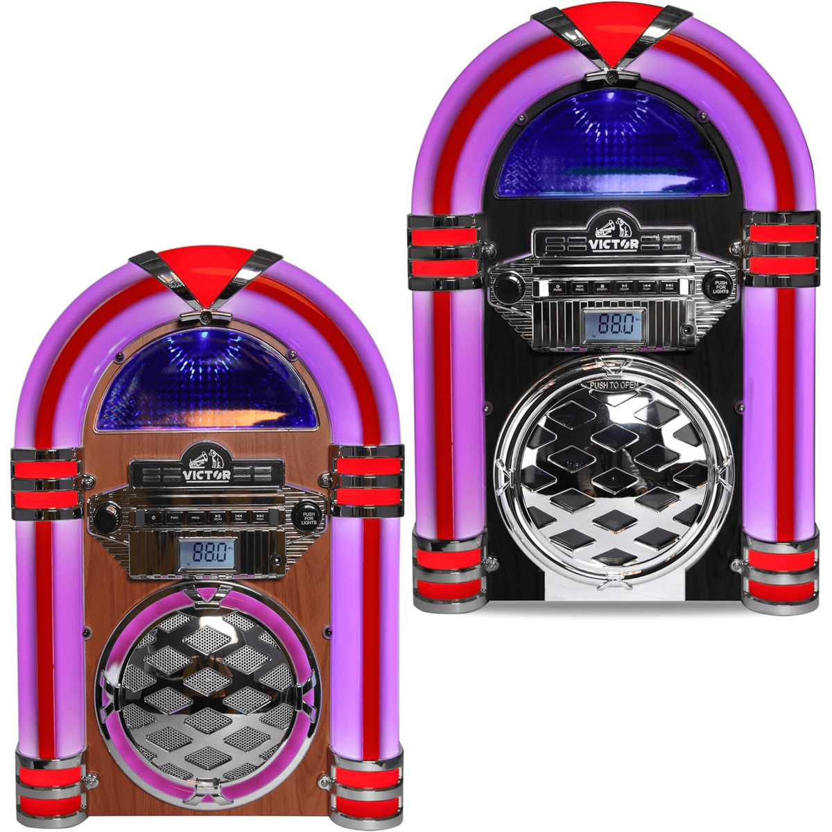 Victor Broadway II Desktop CD Jukebox with Multi-Color LED