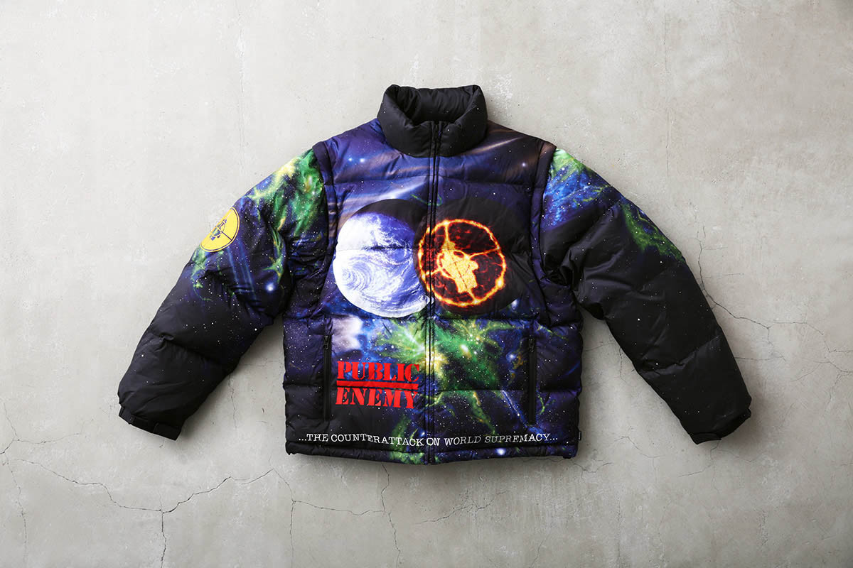 SUPREME x UNDERCOVER x Public Enemy Puffer Jacket Sz S Small Down