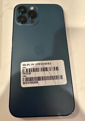 Apple iPhone 12 Pro Max - 512GB - Pacific Blue (Unlocked) A2342