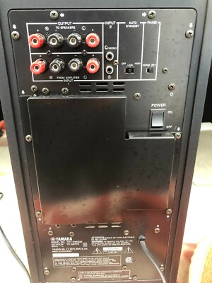 Yamaha YST-SW205 Power Subwoofer Speaker Home Theater System | eBay