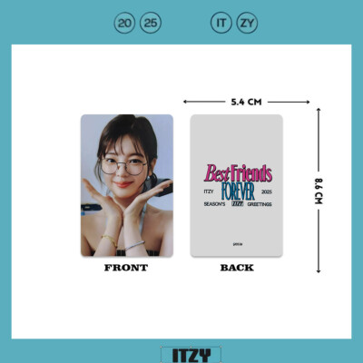 5pcs/set ITZY 2025 Season's Greetings Best Friends Forever Self