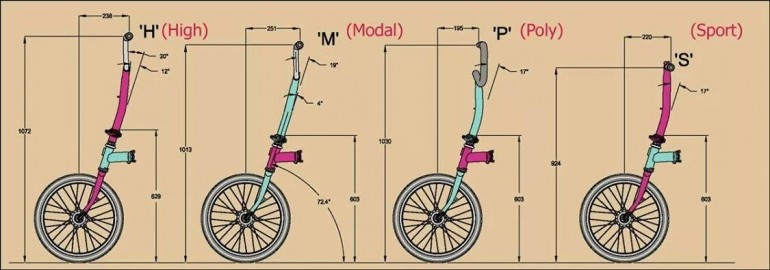 Bicycle Headtube Stem For M Type Handlebar Brompton Folding Bike