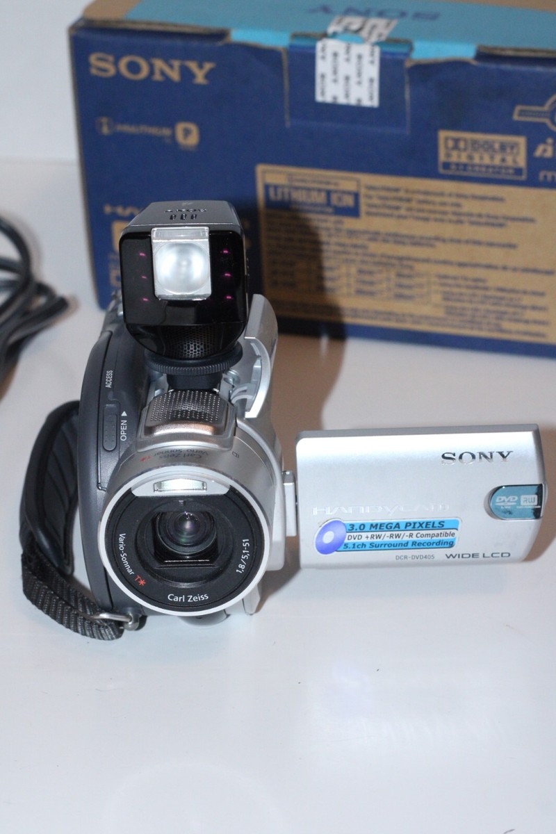 Sony DCR-DVD405 Camcorder - Black/Silver for sale online | eBay