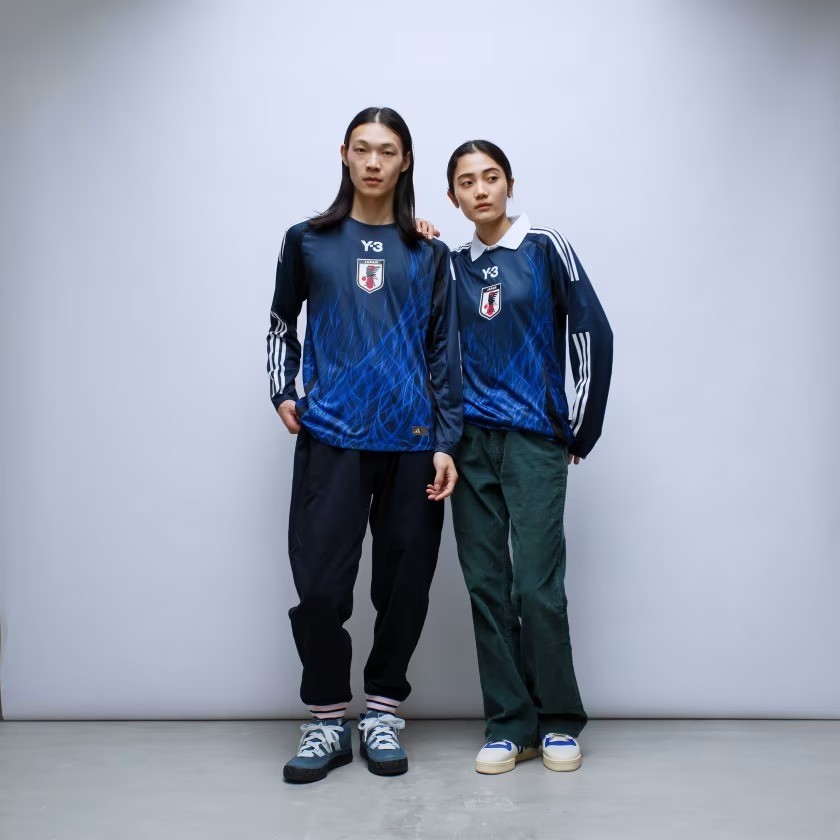 Adidas Y-3 Japan National Football Team Jersey LS 2024 Home