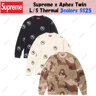 Supreme x Aphex Twin L/S Thermal 3colors SS25 | eBay