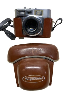 voigtlander vitomatic II 35mm Rangefinder Film Camera W/ Color