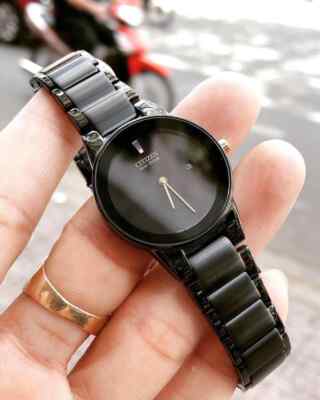 Citizen Eco Drive GA1055-57F Axion Black Ion Stainless Steel