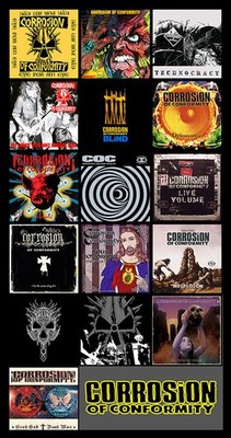 CORROSION OF CONFORMITY album discography magnet (4.5