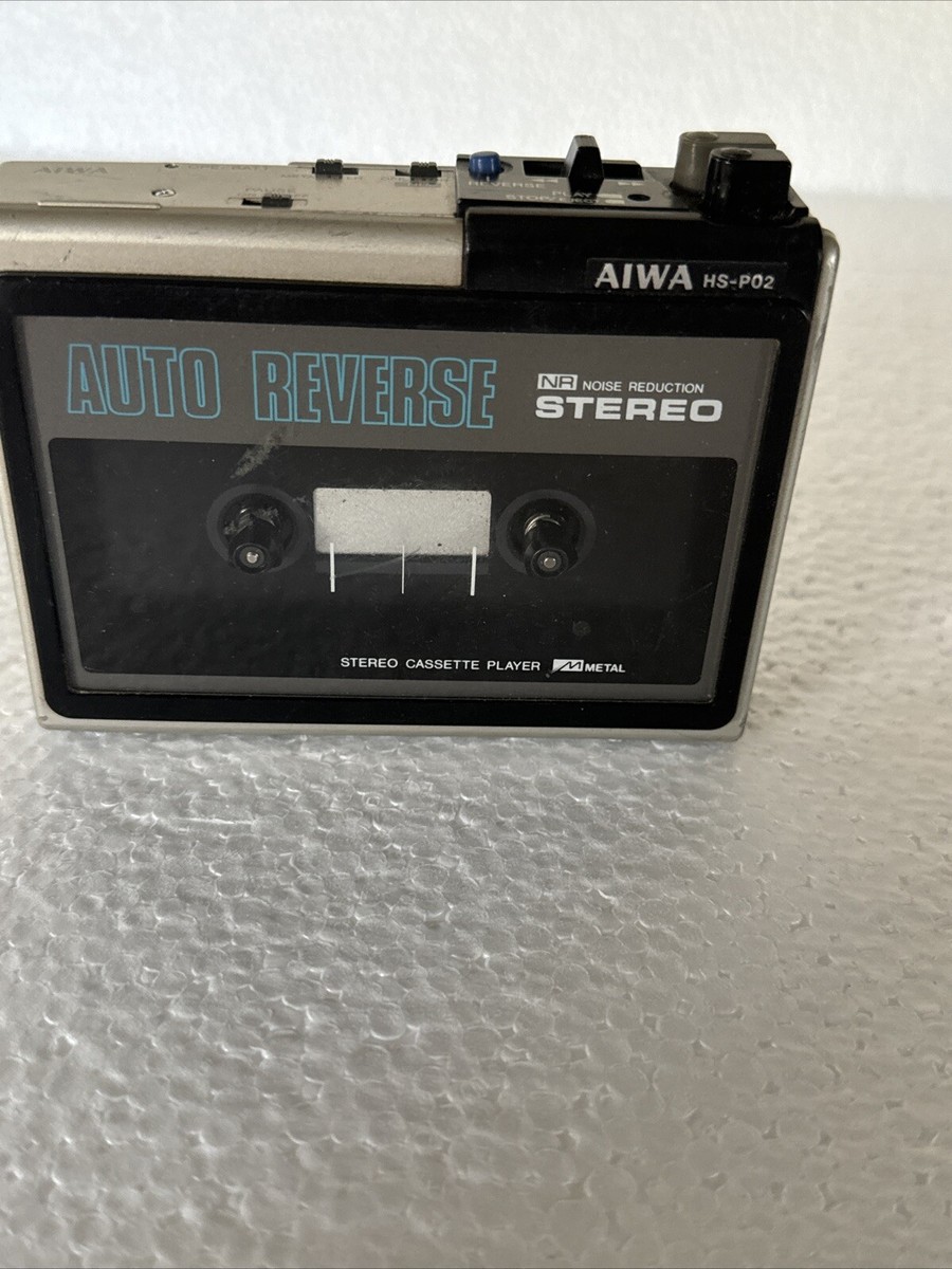 VTG AIWA HS-P02 Stereo Cassette Player Auto Reverse Noise