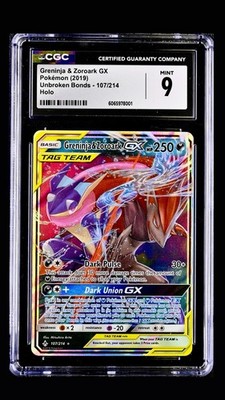 Greninja & Zoroark GX 107/214 Sun & Moon Unbroken Bonds Tag Team