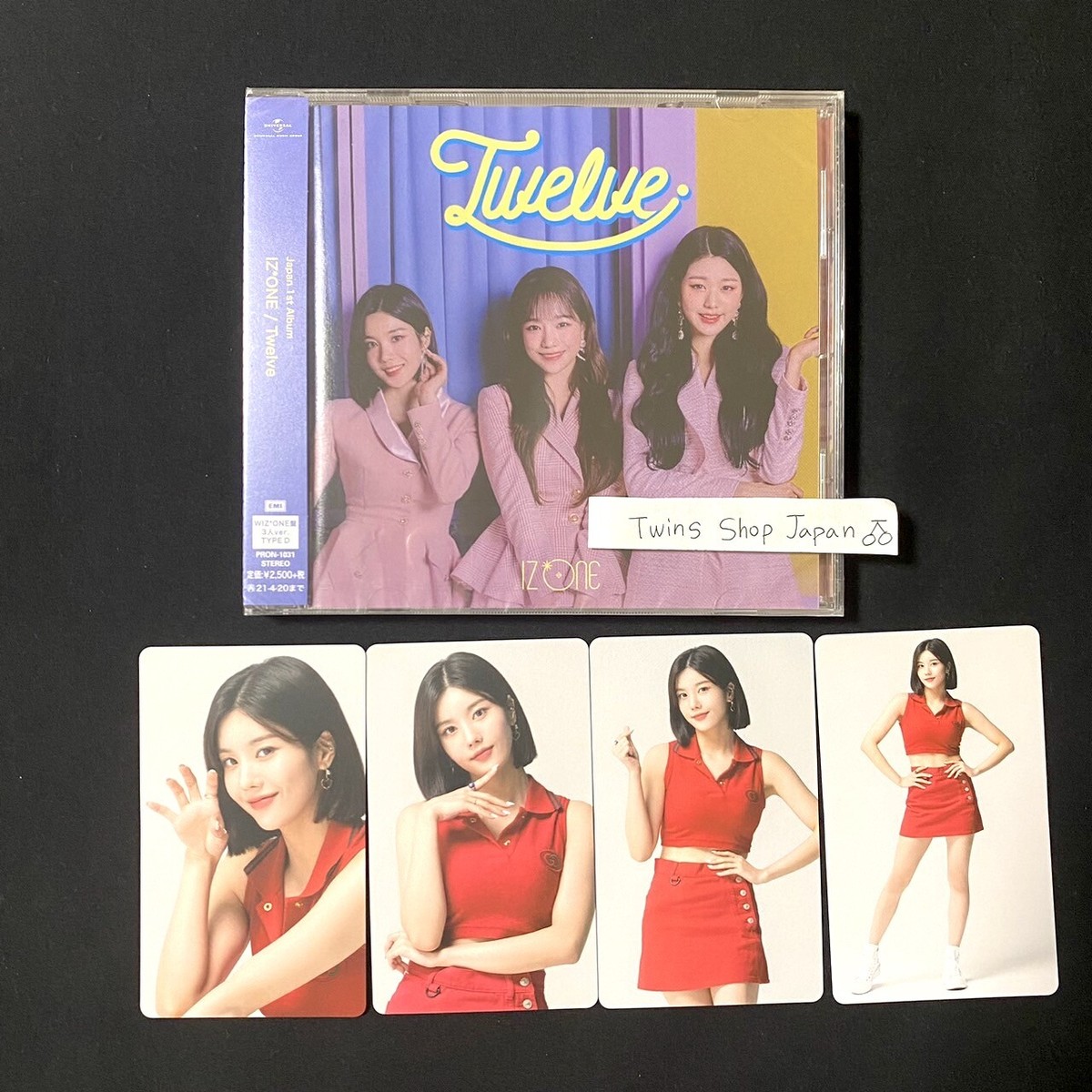 IZ*ONE Japan 1st Album Twelve CD Photocard Photo set IZONE IVE LE