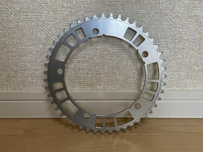 Mirror finish aarn silver chainring 47t pist tracro MASH thick