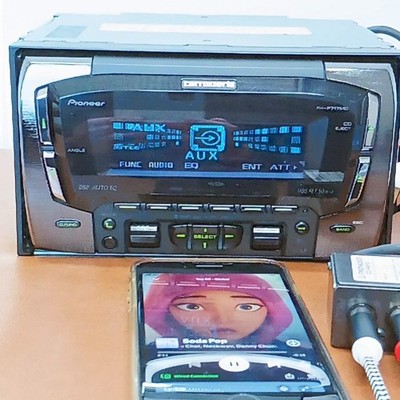 Pioneer Carrozzeria FH-P717MD 2DIN Car Audio CD MD DSP EQ SFC Fast