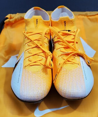 Nike Superfly 7 Elite SG-PRO AC, Yellow/White/Black, Size 6.5