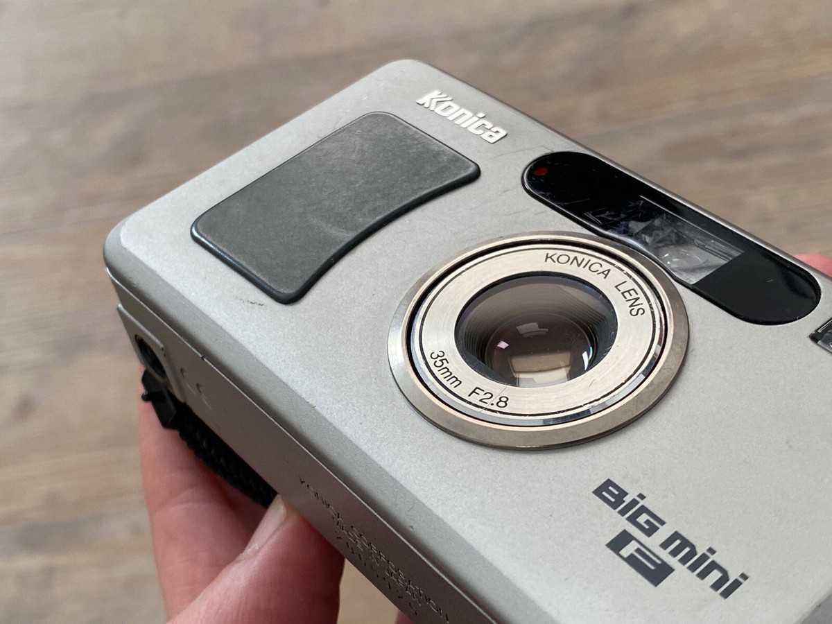 USED] KONICA BIG MINI F (f/2.8) 35mm Point And Shoot Film Camera