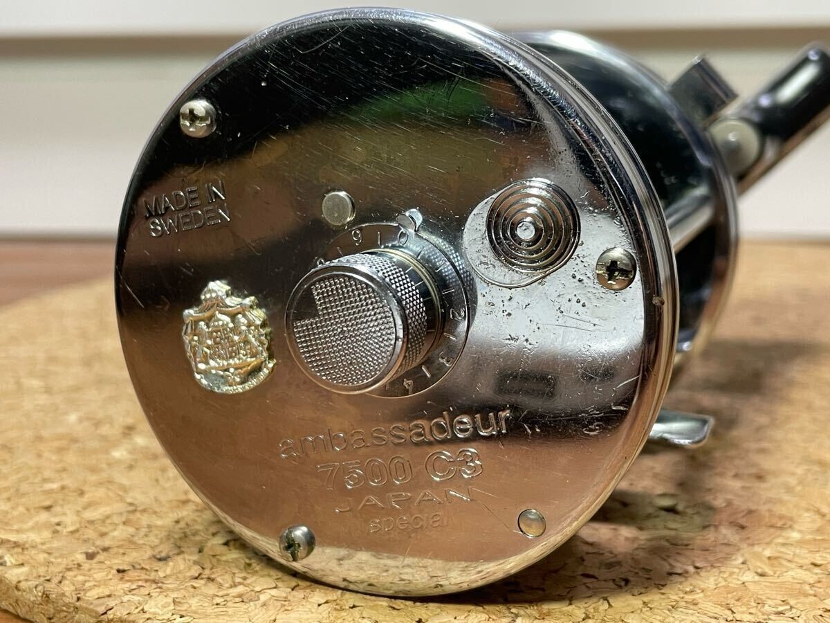 Abu Garcia Ambassadeur 7500C3 Japan Special Fishing Reel Right