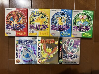 Pokemon Nintendo GB GBC GBA DS 3DS Switch ALL Complete Set 38 Lots