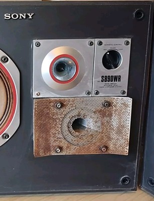 Vintage Sony SS-S890WR Audiophile Speakers Rare Japan Kabuki Audio