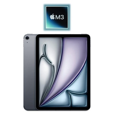 2025 Apple M3 iPad Air 13 128GB WiFi/Cellular - (Gray) A3269 w