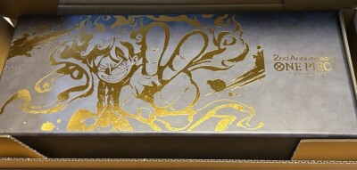 NEW Bandai ONE PIECE Card Game 2nd ANNIVERSARY SET w/Card Case