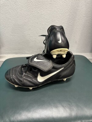 vintage 90s Nike Tiempo 1000 leather soccer boots shoes EU 44,5