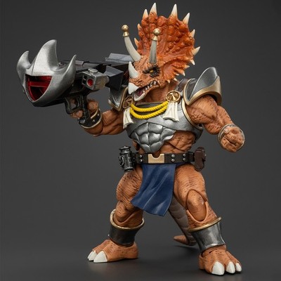 HIPLAY JOYTOY 1/18 TMNT-Captain Zorax & Adjutant Zork &Triceraton