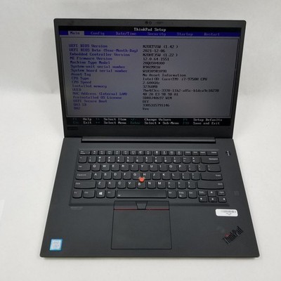 Lenovo ThinkPad P1 Gen 2 Laptop i7-9850H 32GB RAM 1TB SSD T1000