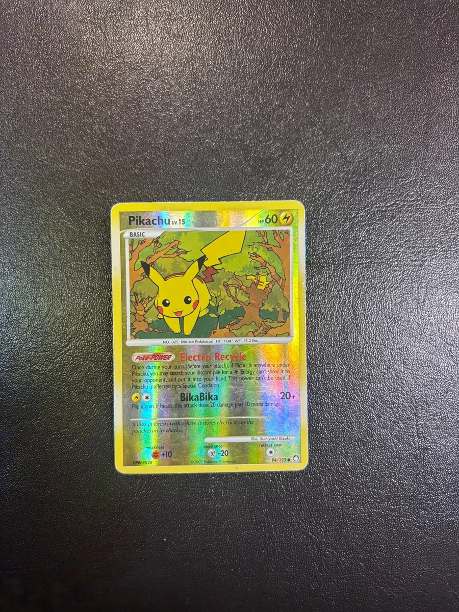 Pikachu Pokémon TCG Mysterious Treasures Individual Collectible