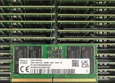 SK Hynix 16GB DDR5 5600 Laptop SODIMM RAM 1Rx8 PC5-5600B