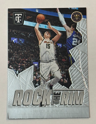 2024-25 Panini Totally Certified Rock The Rim #21 Nikola Jokic