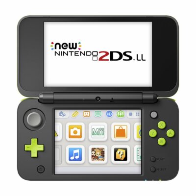 NEW Nintendo 2DS LL Console System Black x Lime JAPAN