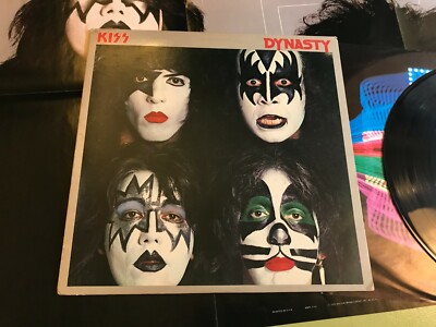 KISS Lp Dynasty Original 1979 NBLP-7152 w/POSTER vinyl + printed