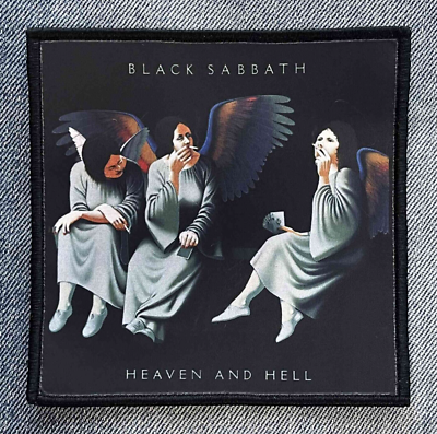 Black Sabbath Heaven and Hell Patch Album Sublimated Sew On Band