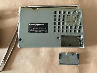 National Panasonic RF-788 Radio w/strap w/case w/antenna