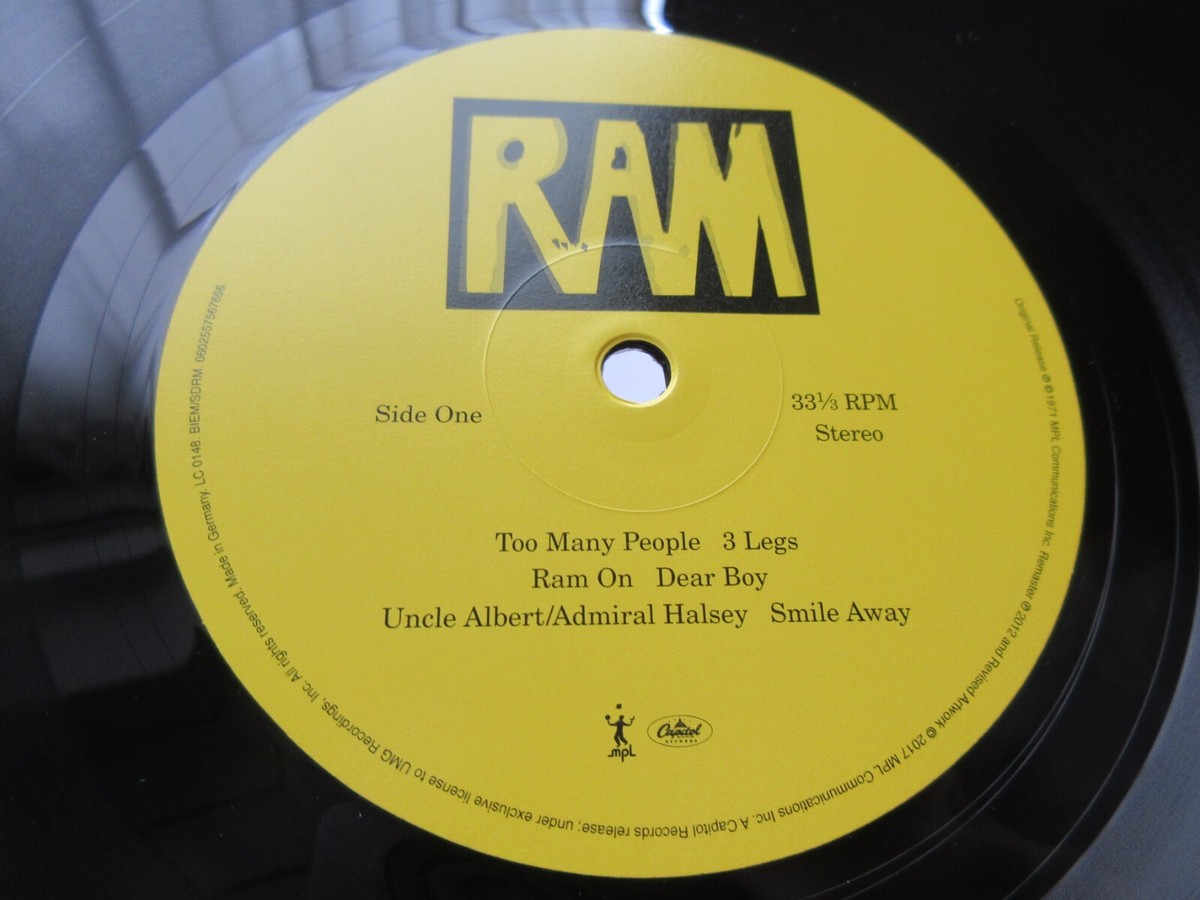 Paul McCartney Ram EU Vinyl LP Japan Assembled Issue w OBI UIJY