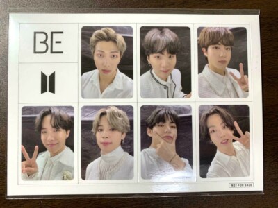 BTS BE Essential Edition japan FC official magnet sheet Photo All