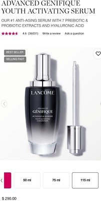 Lancôme Advanced Génifique Anti-Aging Serum 115ml | eBay