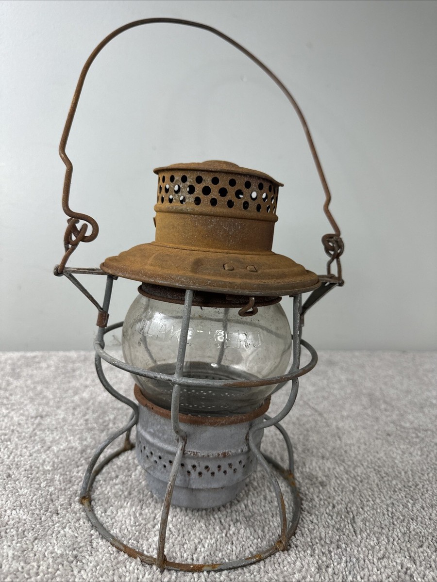 Adams & Westlake Adlake No 250 Kero Lantern with Embossed Globe