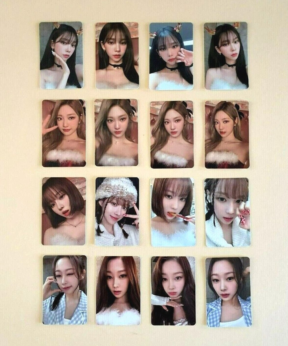 Kpop Aespa 2022 Pink Christmas Random Official Photocard Pack